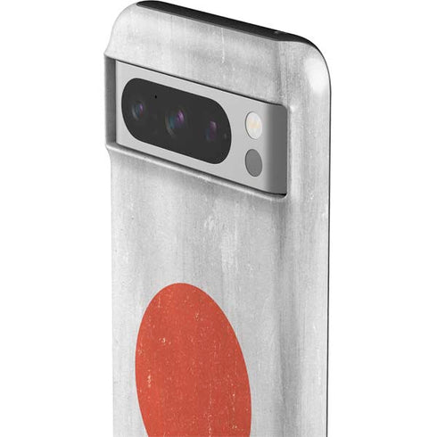 Japanese Flag Distressed Google Pixel 8 Pro Impact Case